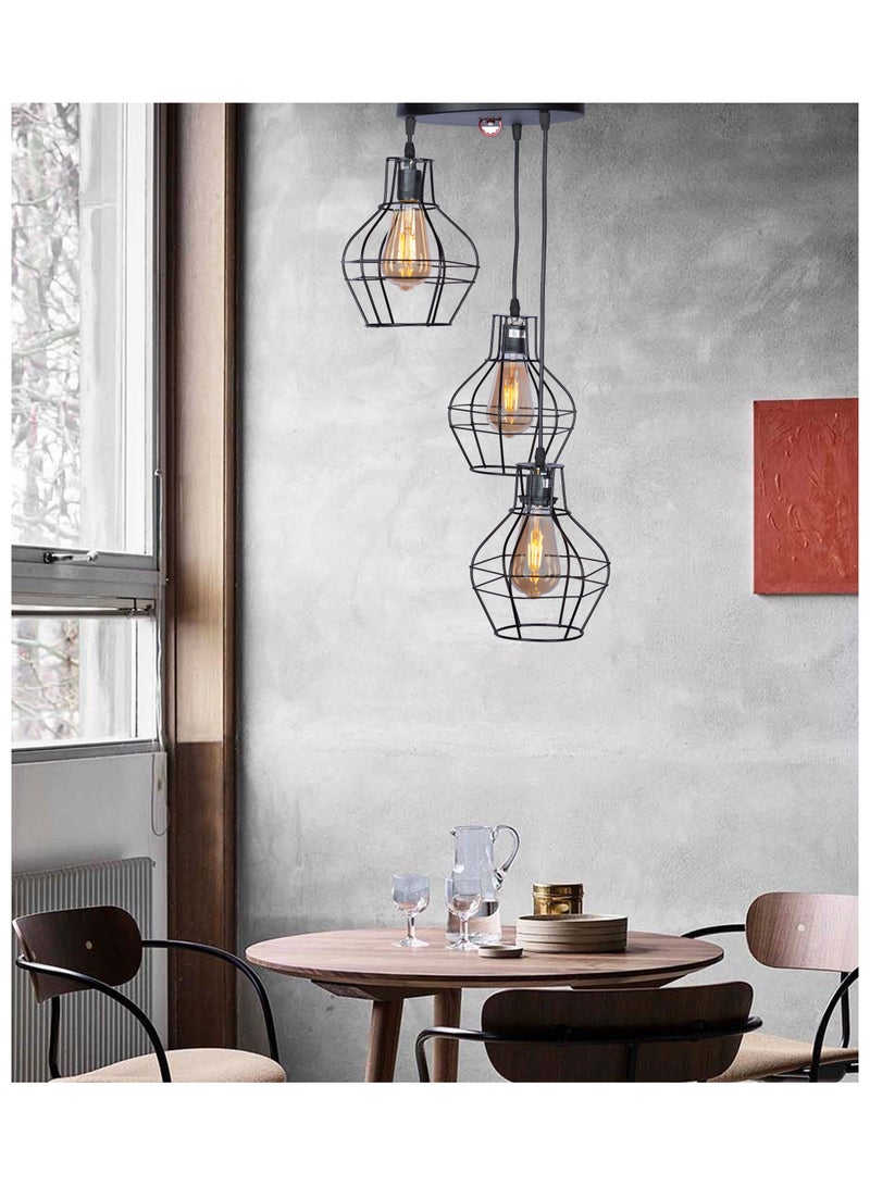 الروضة للإضاءة مصباح سقف ثلاثي - Image 2