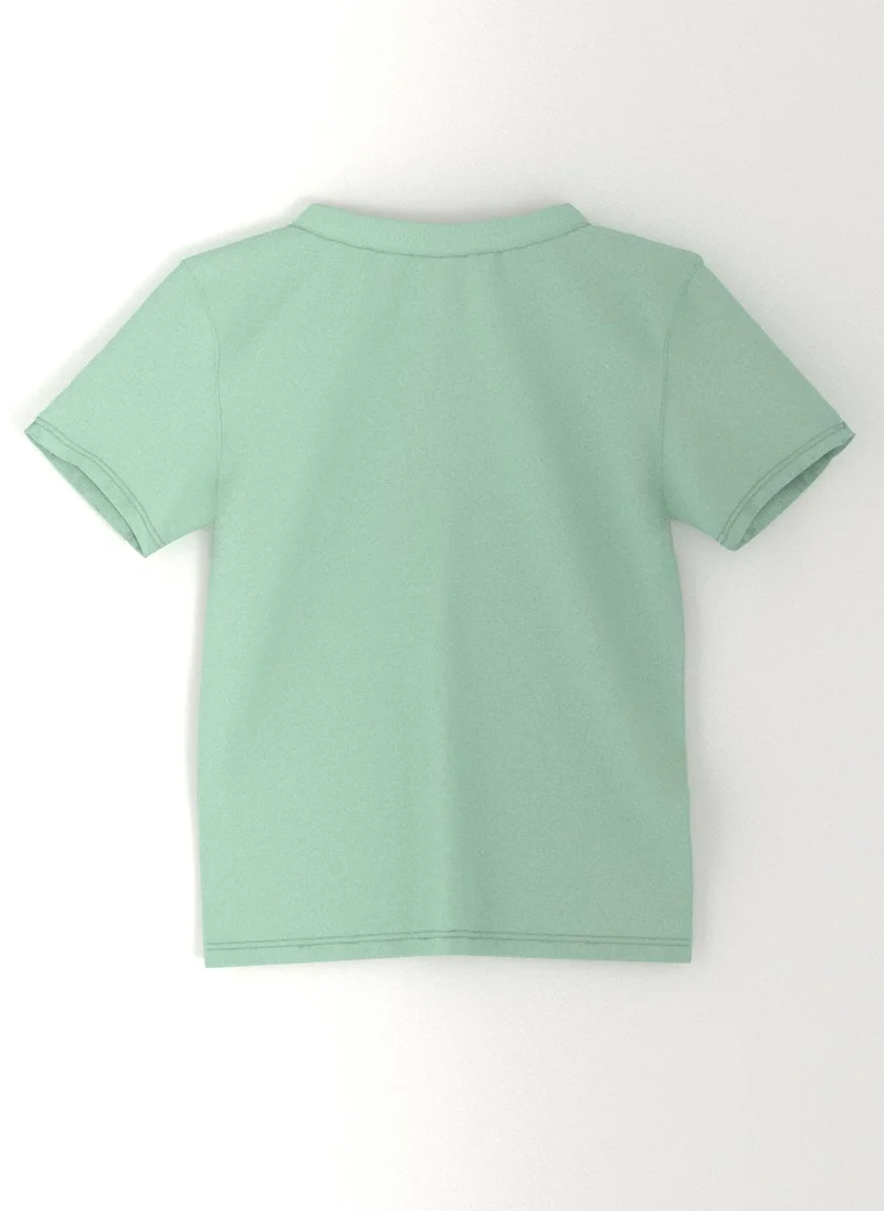 نوتيناتي Nautinati Boys' Pack of 2 Cotton Beach Graphic Printed T-shirts