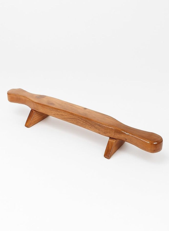 KNK Shena Wooden Push-Up Bar - Traditional Indian Meel Fitness Equipment for Strength & Stability Training - Image 1