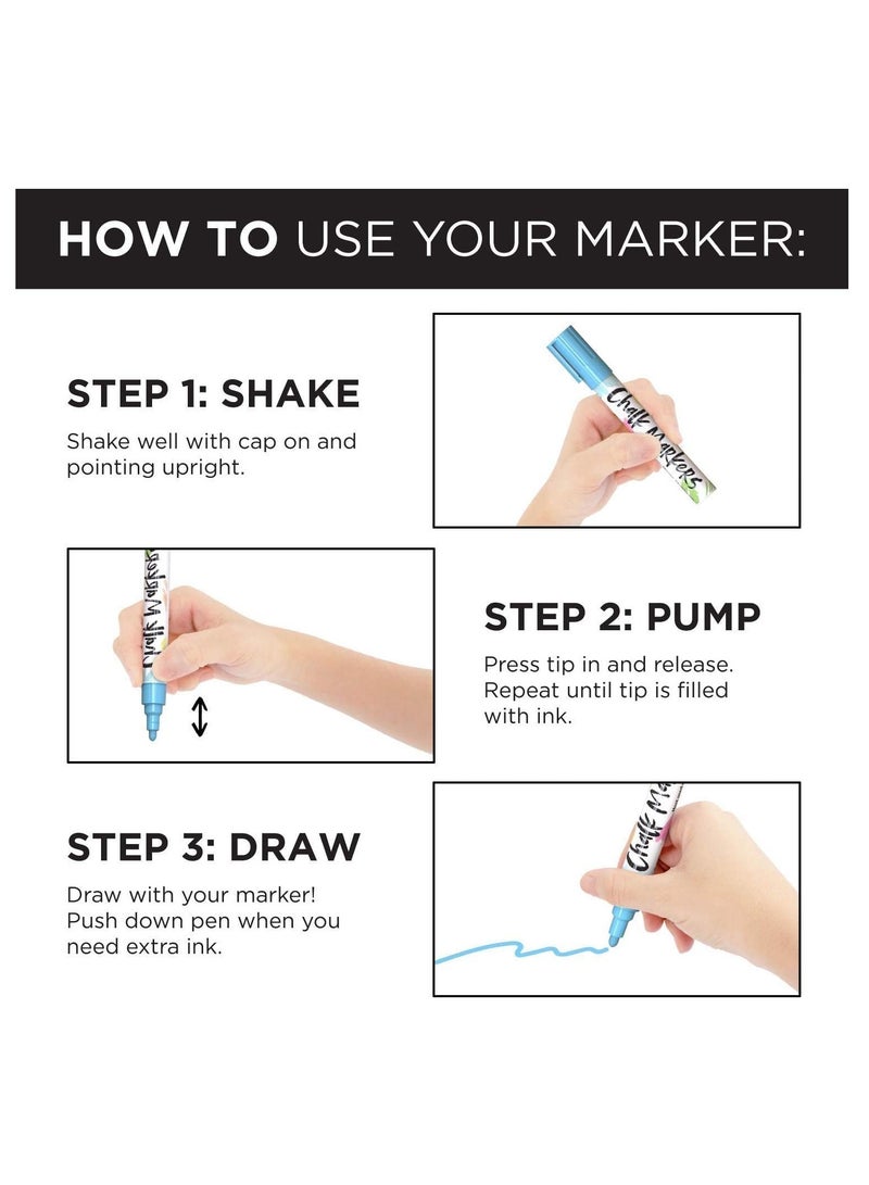 بريميفي 180 ملصق سبورة وقلم تحديد أبيض - Image 2