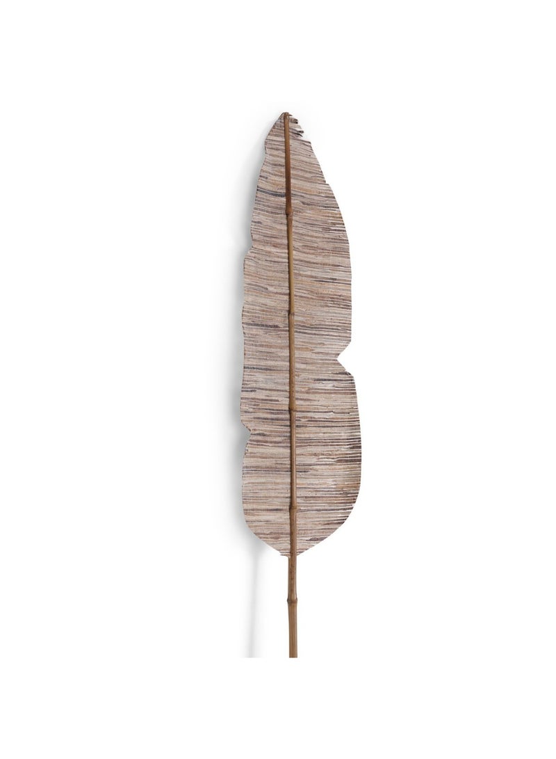 Pan Home Dried Water hyacinth Bamboo Leaf Stick 30x2x200cm - Natural - Image 3