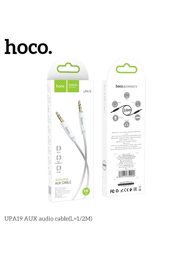hoco. UPA19 AUX audio cable(L=1M) - Image 4
