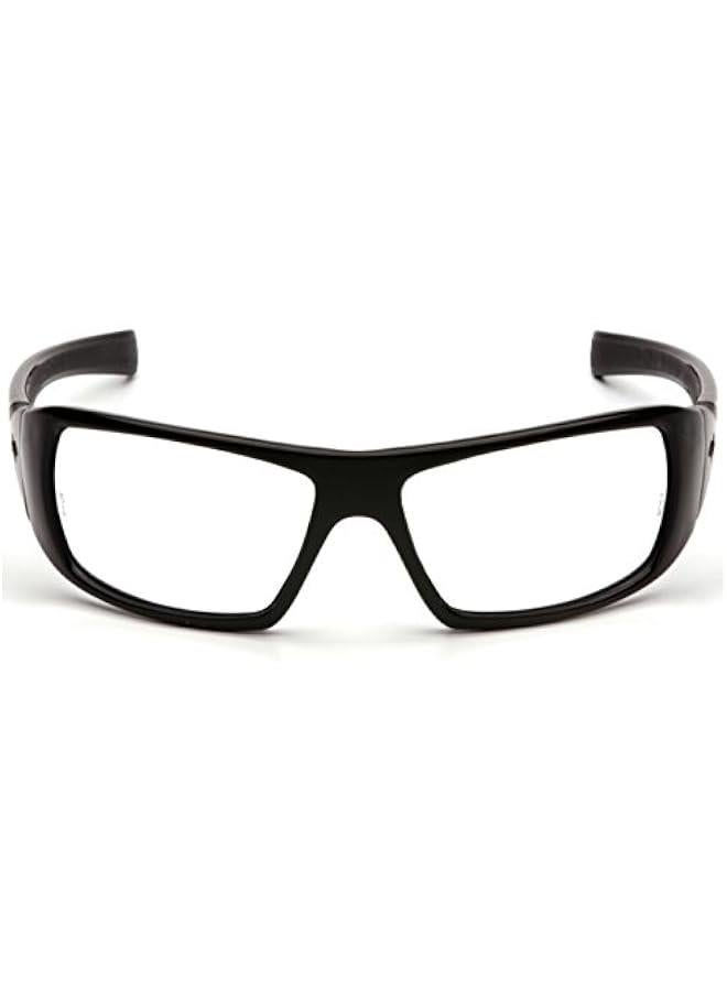 Arabest Goliath Safety Eyewear Black Frame Clear Anti Fog Lens  - Image 2