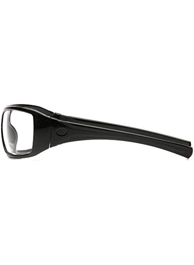 Arabest Goliath Safety Eyewear Black Frame Clear Anti Fog Lens  - Image 3