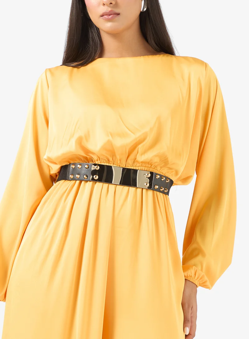 Golden Apple  Embellished Belt Jumpsuit for Women | Best Price UAE