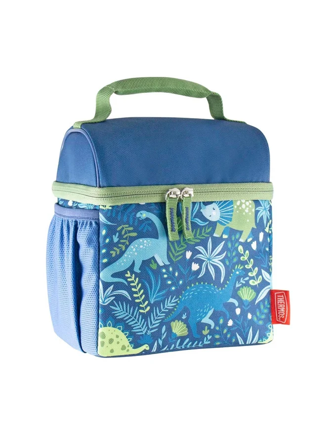 ترموس حقيبة غداء معزولة بفتحة علوية قياسية - مملكة الديناصورات