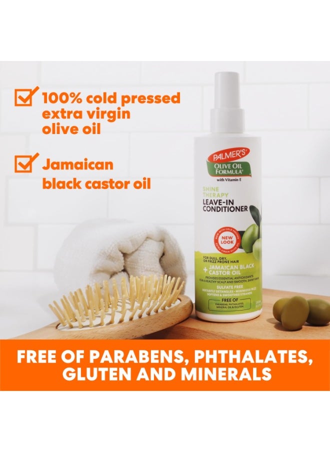 PALMER'S - Olive Oil Leave-In Conditioner Spray For Minimized Frizz, Balanced Scalp, Shine - 250Ml - Image 1