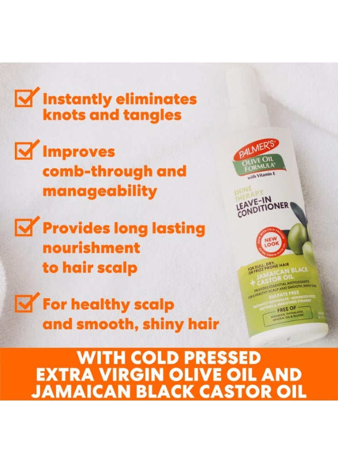 PALMER'S - Olive Oil Leave-In Conditioner Spray For Minimized Frizz, Balanced Scalp, Shine - 250Ml - Image 1