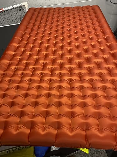Big Agnes Rapide SL - Insulated Sleeping Pad, Ultralight, All Season Compact Backpacking and Hiking, Pumphouse Sack Included, Orange, 40X72 Double Wide - Image 2