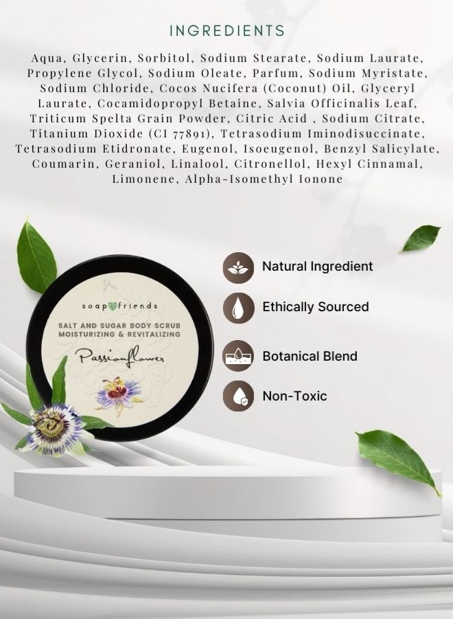 الصابون والأصدقاء مقشر زهرة الآلام من سوب آند فريندز - ٥٠ مل | مقشر للجسم بمكونات طبيعية لبشرة ناعمة ومشرقة - Image 4