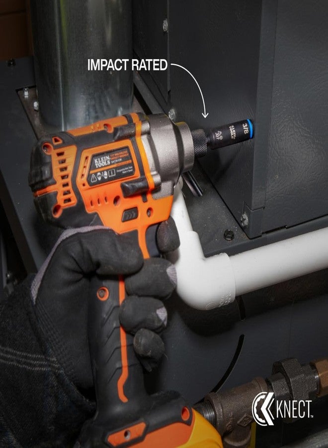 كلاين تولز مجموعة مفكات براغي Klein Tools 80191 KNECT (S) متعددة الرؤوس مقاومة للصدمات، 11 في 1 و7 في 1 مفكات براغي سقاطة مع رؤوس فيليبس، مشقوقة، مربعة، توركس، مفكات براغي صواميل، مفكات براغي قصيرة - Image 5