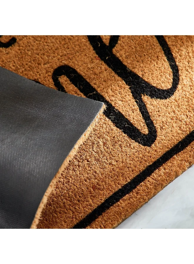 Home Box Home Printed Coir Doormat - 60x90 cm