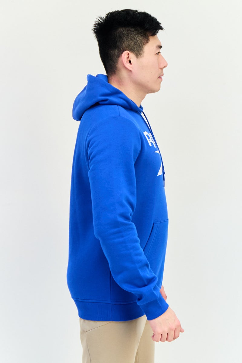 Reebok سويت شيرت رياضي للرجال بأكمام طويلة، أزرق - Image 4