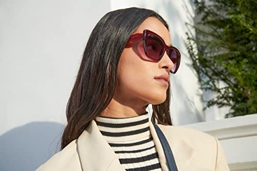 RADLEY London 6501 Womens Square Cat Eye Sunglasses, 57 mm, UV400 Protection, Dark Rose Pink - Image 4