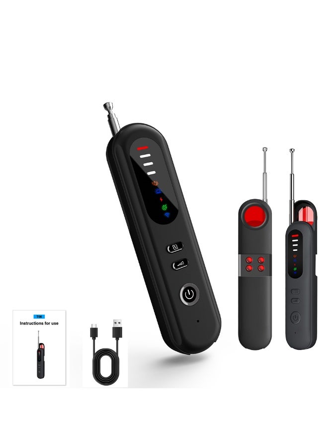 Newest Upgraded Frosted Texture 6 in 1 Hidden Camera Detector, Advanced Camera Detector, GPS Tracker Detector, 6 Modes Hidden Bug and Camera Detector for Travel, Car, Bathroom, Office, Hotel - Image 1
