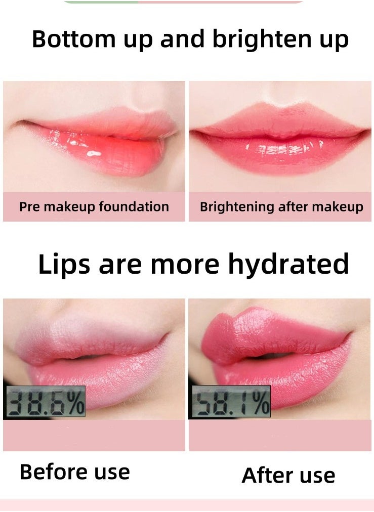 Generic - Aloe Vera Lipstick, Long Lasting Nutritious Lip Balm Lips Color Changing Lipstick ，Moisturizing and Moisturizing, Removing Dry Lines, Lubricating Without Peeling, Extracting Natural Aloe Vera， Moisturizer Magic Temperature Color Change Lip Gloss - Image 1
