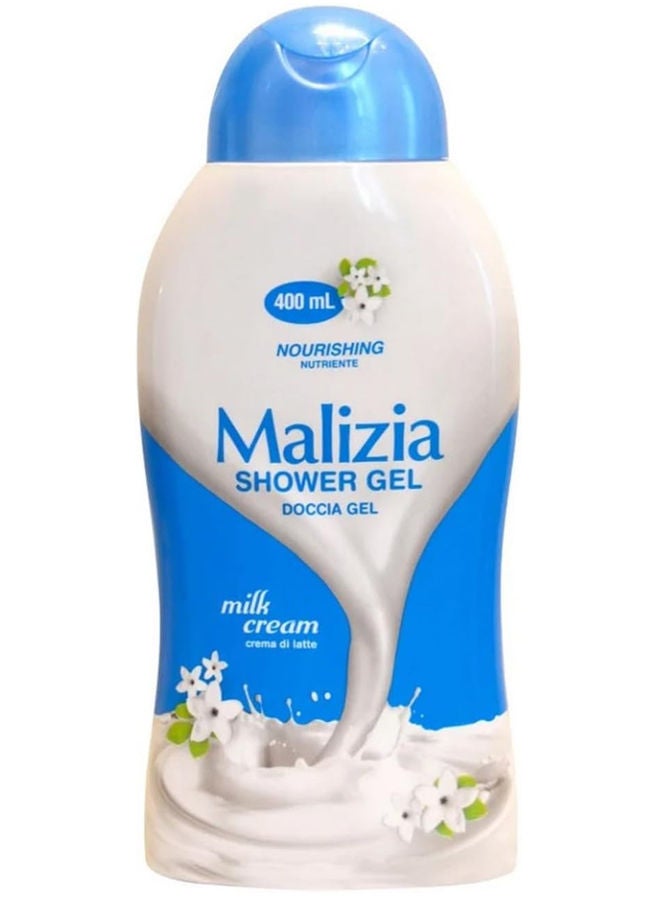 Malizia Shower Gel Milk Cream 400ml