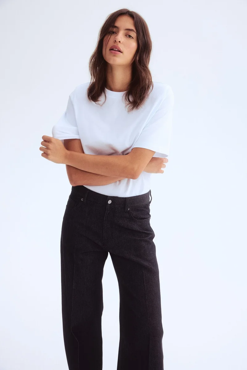 H&M Shoulder-pad T-shirt