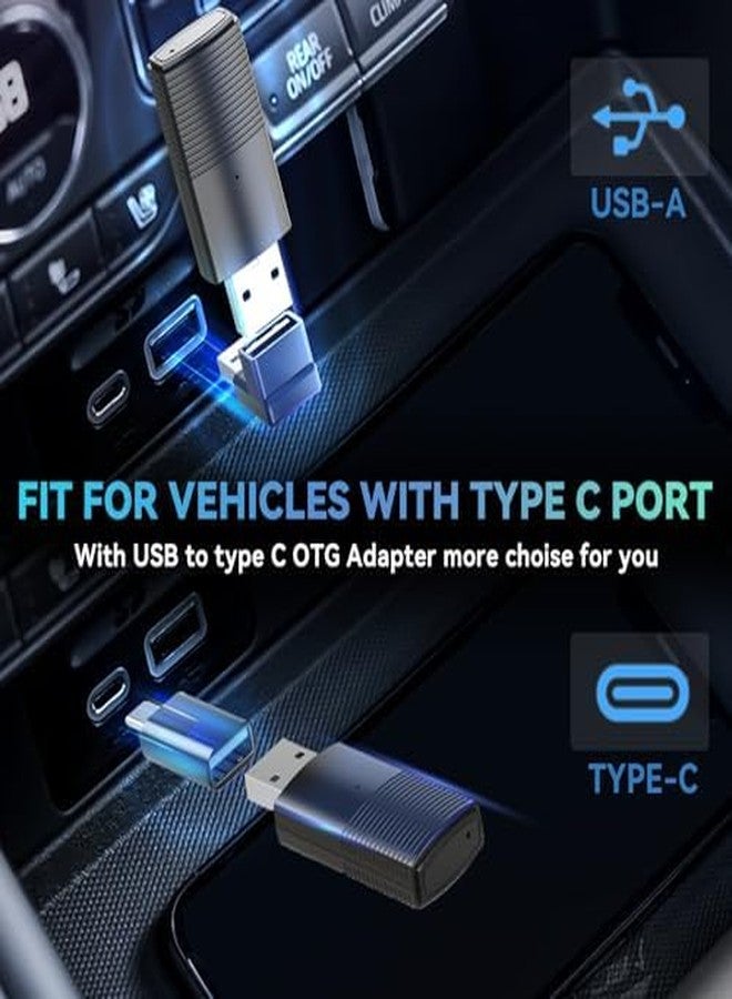 مينيكس محول MINIX اللاسلكي CarPlay لأجهزة Apple يحول CarPlay السلكي في السيارات إلى CarPlay لاسلكي متوافق مع iPhone iOS 10+ وسيارات 2016+، زمن انتقال بطيء مع USB C - Image 2