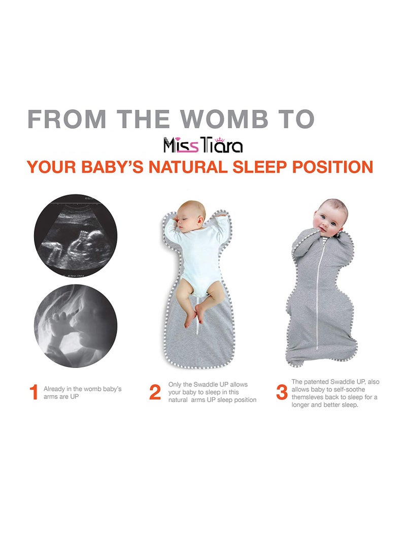 MissTiara - Swaddle Blanket 0-6 Months Baby Sleeping Bag Provides Comfortable And Quiet Sleep - Image 1