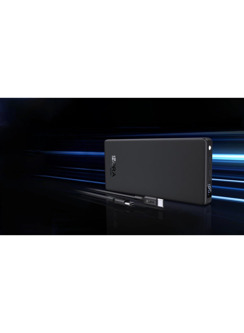 1HORA 10000mAh Power Bank with a maximum power output of 22.5W - GAR264 - Black - Image 2