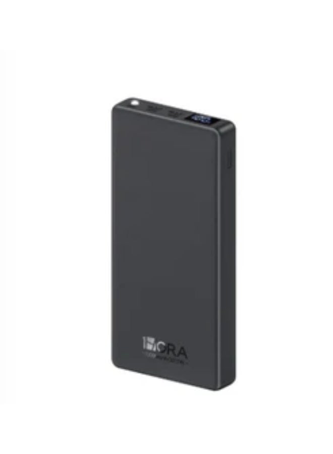 1HORA 10000mAh Power Bank with a maximum power output of 22.5W - GAR264 - Black - Image 1