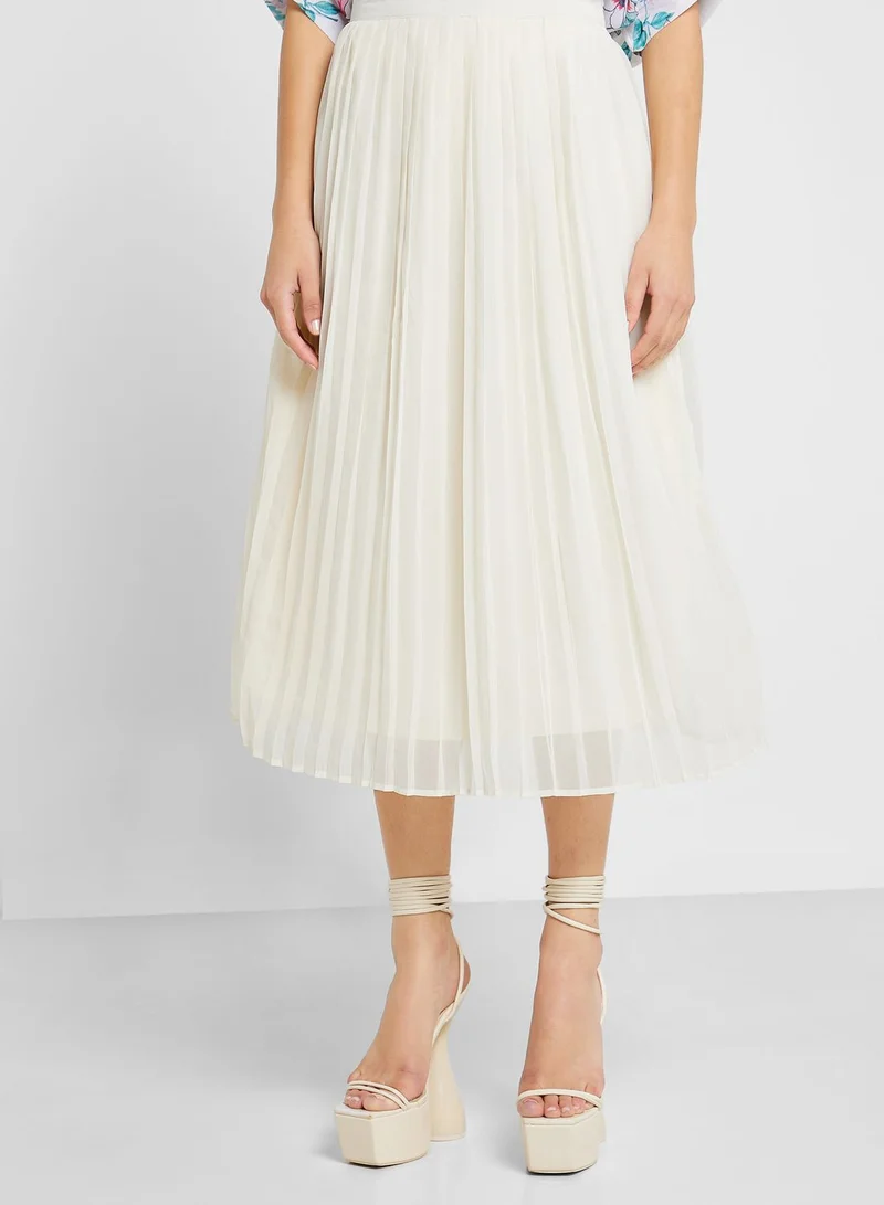 Khizana Pleated A-Line Skirt