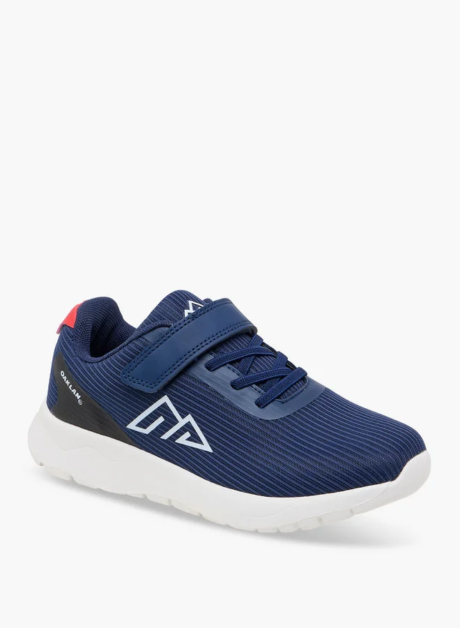 شو اكسبرس Boys Logo Detail Sports Shoes with Hook and Loop Closure