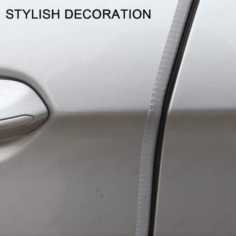 MIZZEO 16Ft Car Door Edge Guards Universal Rubber Car Door Edge Protector U Shape (Grey) Seal Strip Compatible with Toyota Etios - Image 5