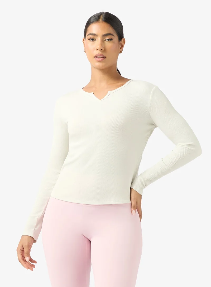 ANTA COMMUTE Long Sleeve Tee - Cross Training Grey