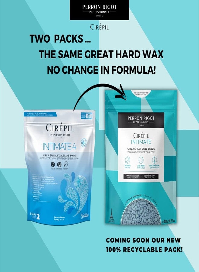 Cirepil - Intimate - 800g / 28.22 oz Wax Beads Bag - Soothing & Cicasepticalm Complex - All Hairs, Perfect for Intimate Areas & Sensitive Skins - Image 2