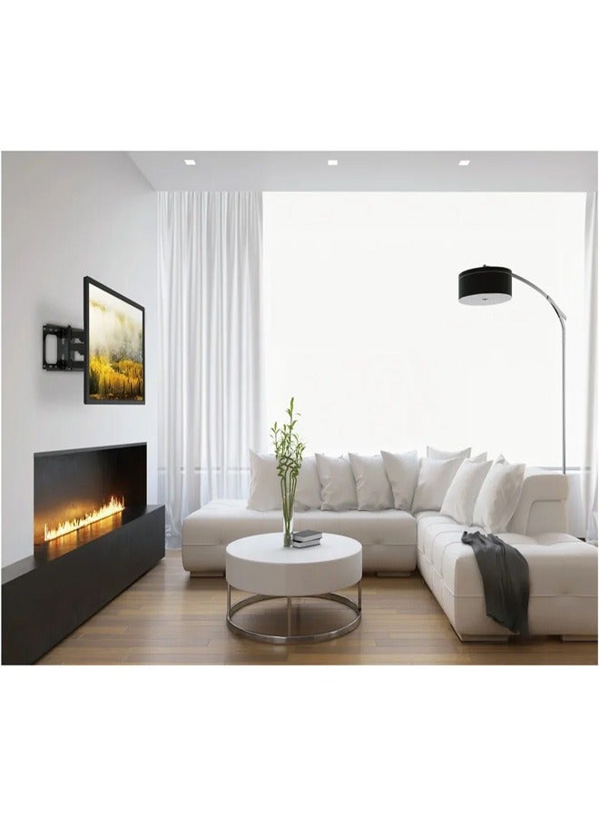 Skill Tech SH 860P Swivel TV Wall Mount Bracket for 50"-90" LED LCD Screens, VESA 800x600, Extendable Arm 69–635mm, 75kg Load Capacity – Black - Image 5