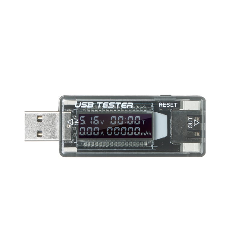 مكشف USB 3 في 1، جهاز اختبار USB متعدد الوظائف، مقياس متعدد الوظائف لمراقبة الجهد والتيار والقدرة، مقياس جهد، مقياس تيار، شاشة عرض LCD - Image 1