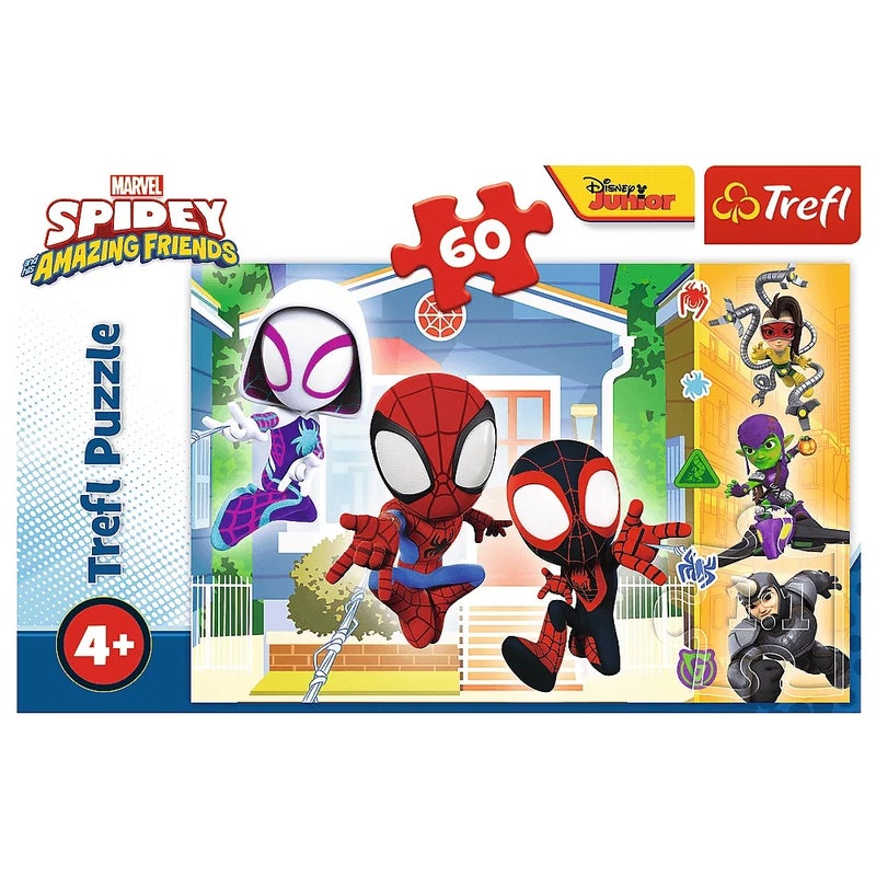 Trefl - In Spideys World Puzzle 60 Pieces - 17371 - Image 2