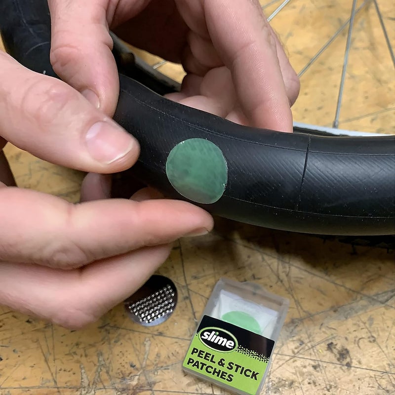 Slime Small apartment fit Slime 20482 Tire Tackle: Bike Tube Repair & Maintenance Kit, 33 Pieces Long lifespan - Image 2
