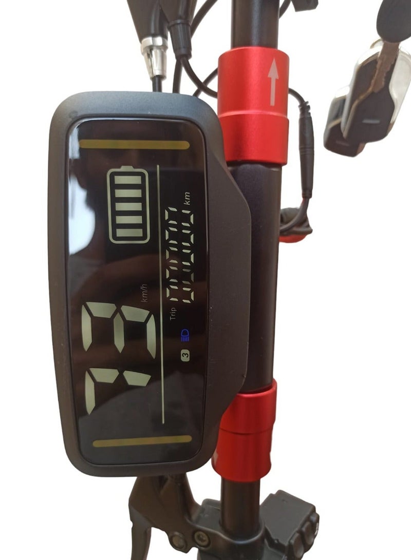 ROHAN WINGS Electric Scooter for Adults Rohan Wings KT4B , Powerful Motor, 40km range with powerful 48V 13AH Battery, Bluetooth Speaker with free accessories Helmet, Safety Belt, Mobile Holder, Pump, Tool Kit and Lock - Image 4