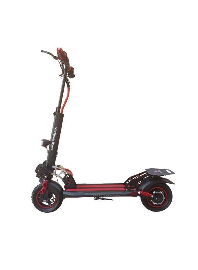 ROHAN WINGS Electric Scooter for Adults Rohan Wings KT4B , Powerful Motor, 40km range with powerful 48V 13AH Battery, Bluetooth Speaker with free accessories Helmet, Safety Belt, Mobile Holder, Pump, Tool Kit and Lock - Image 1