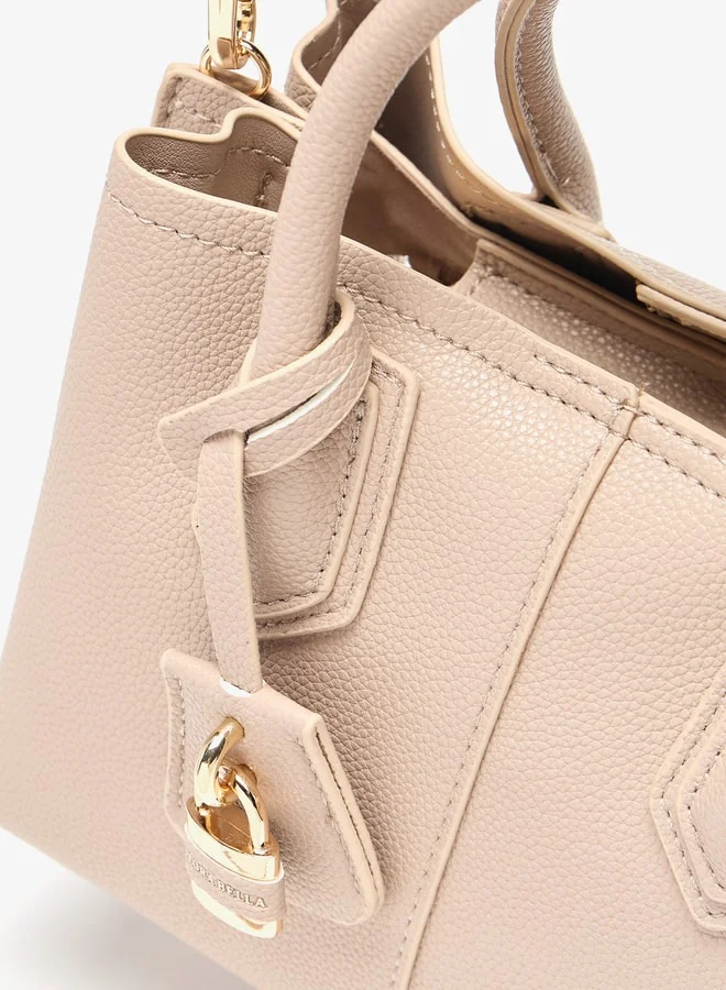 Flora Bella Tote Bag with Double Handle and Zip Closure
