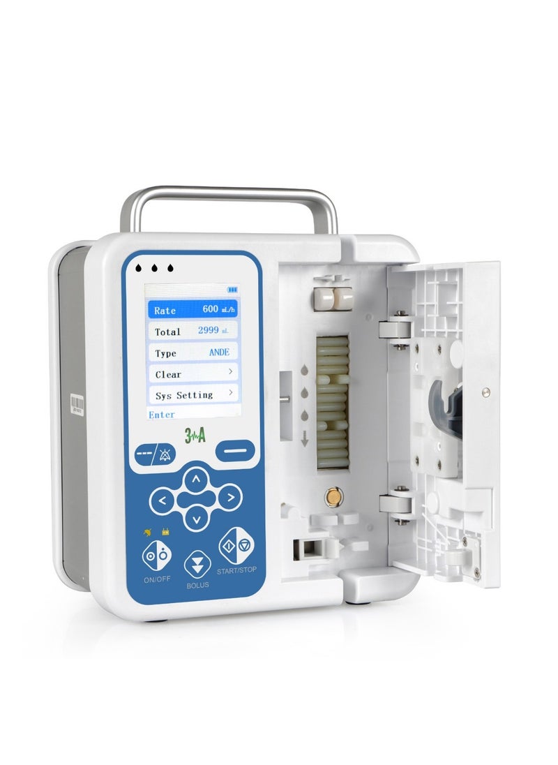 ABRONN Abronn IP-08A Infusion Pump, Sharp 2.8" Display, Precise Infusion Rate Control, User-Friendly Interface, Anti-Bolus System, Compatible with Standard IV Sets, Medical Equipment  - Image 3