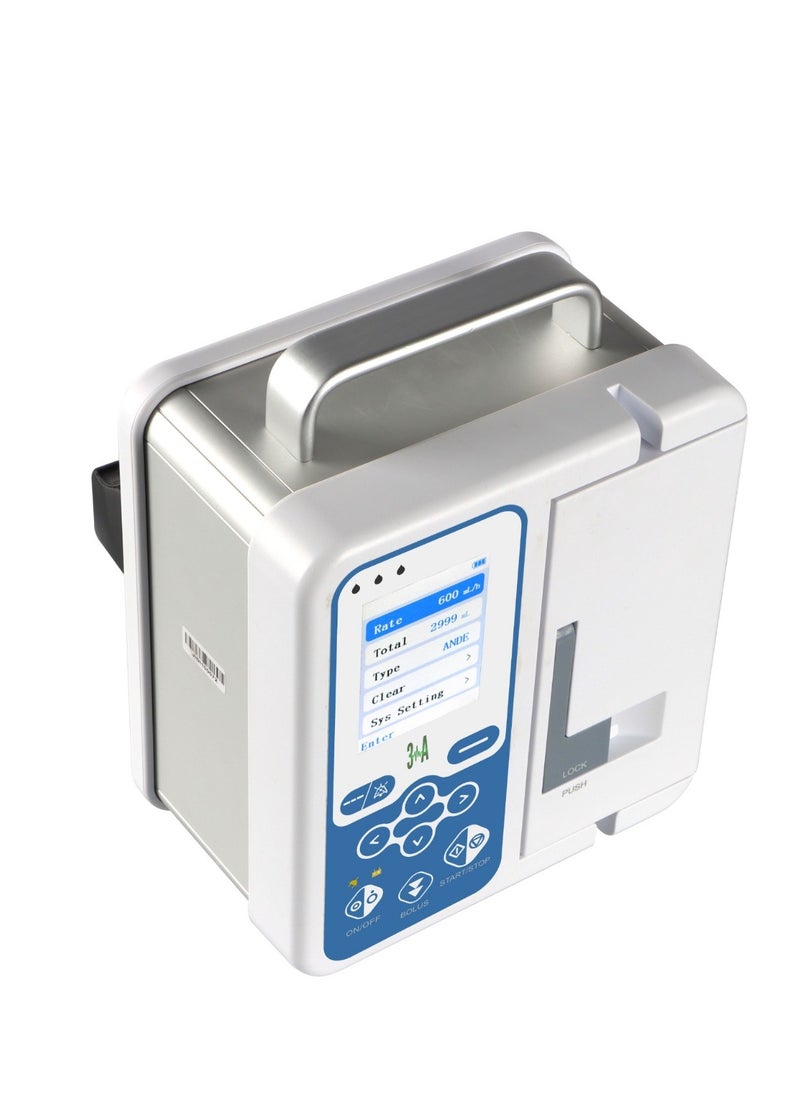 ABRONN Abronn IP-08A Infusion Pump, Sharp 2.8" Display, Precise Infusion Rate Control, User-Friendly Interface, Anti-Bolus System, Compatible with Standard IV Sets, Medical Equipment  - Image 4
