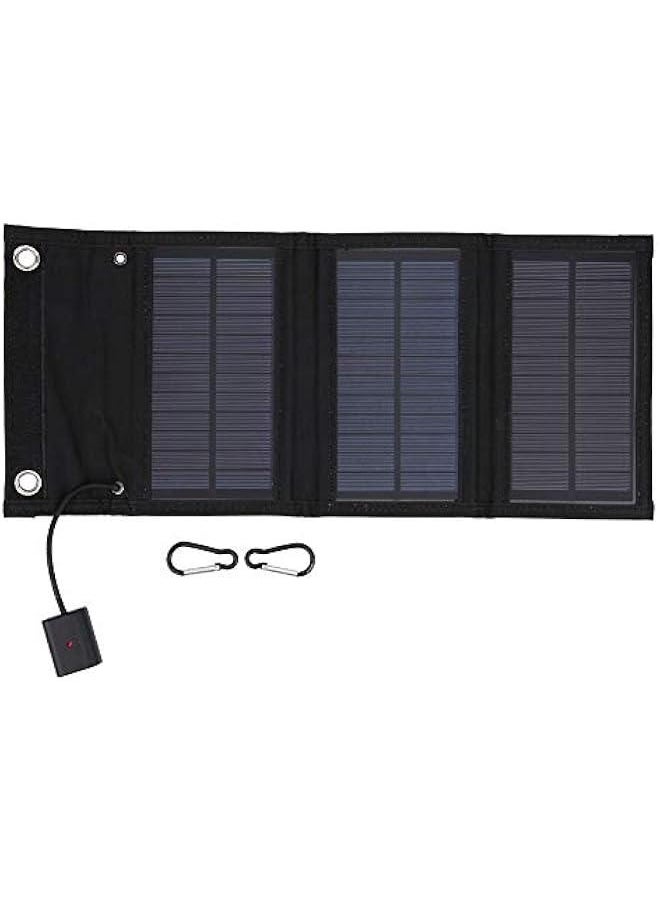 Generic 15W Portable Solar Panel, Foldable Pack Solar Charger, Waterproof Solar Powered Charging Panels Boards for Cameras/Laptops/Car Batteries/Solar Street Lights/Outdoor Activities  - Image 1