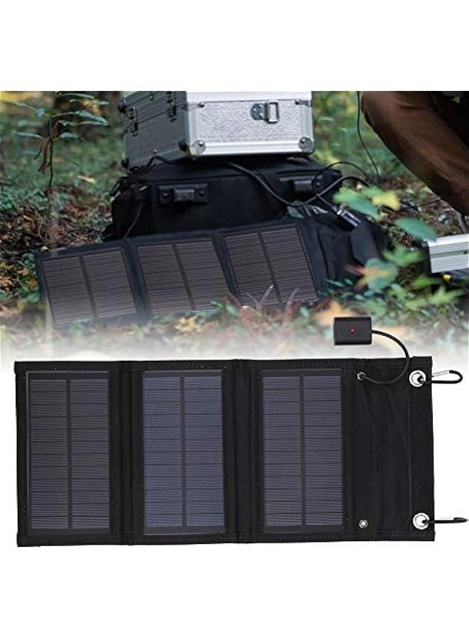 Generic 15W Portable Solar Panel, Foldable Pack Solar Charger, Waterproof Solar Powered Charging Panels Boards for Cameras/Laptops/Car Batteries/Solar Street Lights/Outdoor Activities  - Image 2