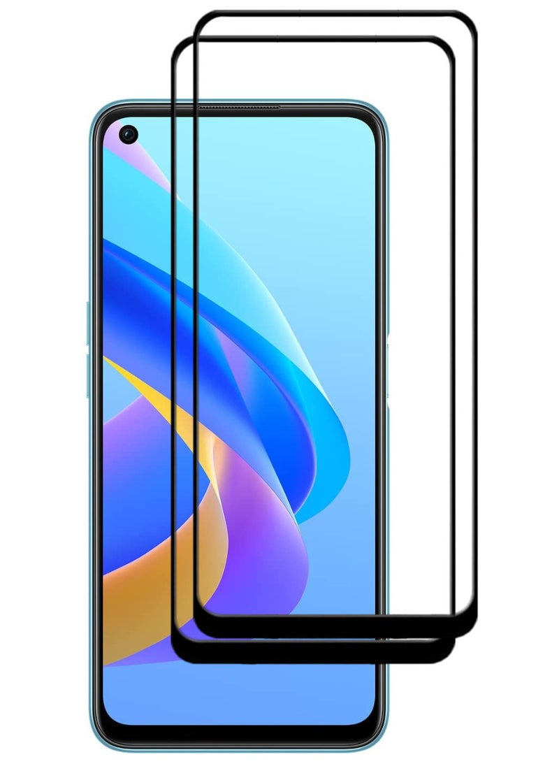 ACLIX 2 Pieces Antistatic ESD Dustproof Premium Quality High Definition Tempered Glass Screen Protector Designed For Oppo A76 - Image 1