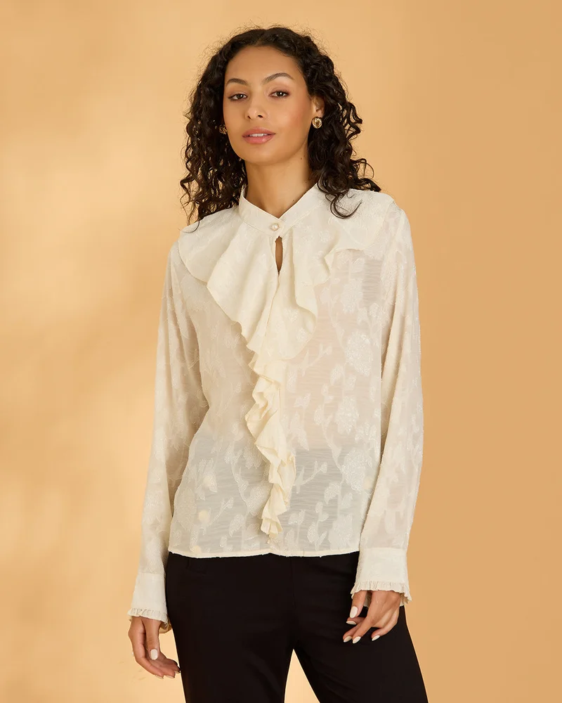 Redtag Women Ivory Casual Blouse