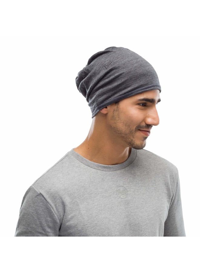 BUFF Multifunctional Neckwear Lightweight Merino Wool Worn 12+ Ways, Grey - Image 4