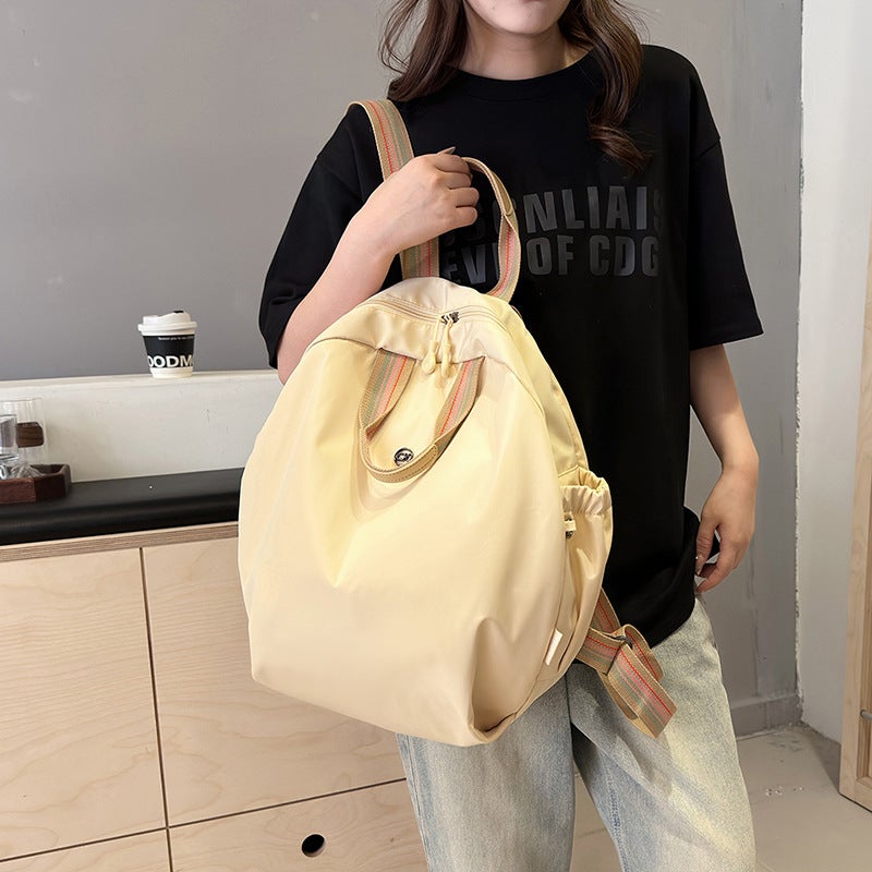 Fashion Large Capacity Casual Backpack Women'S Oxford Cloth Lightweight Travel Bag Fashionable All-Match Shell Bag - Image 3