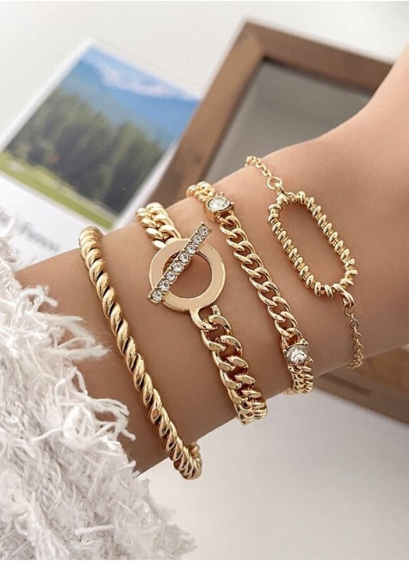 Shein - 4 pcs charm bracelet shein women - Image 1