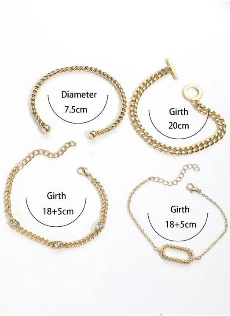 Shein - 4 pcs charm bracelet shein women - Image 1