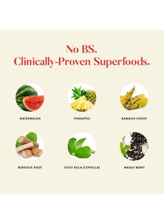 Cosmix Feel Good Skin For Nourished And Healthy Skin Supports Collagen Powder Production Superfood Blend With Bamboo Shoot & Centella 60 grams 40 Servings & 40 days Pack - Image 3