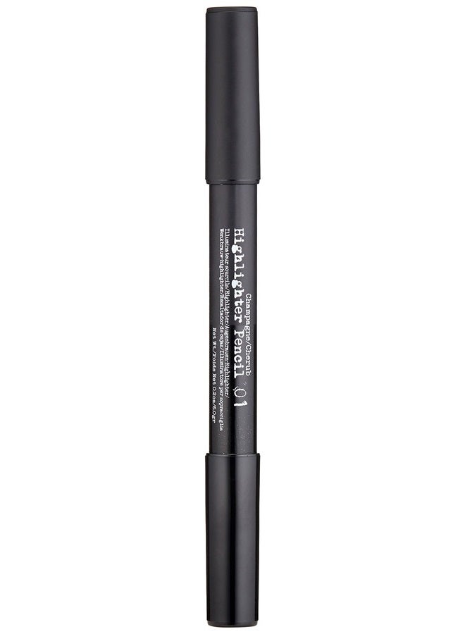 The BrowGal 2 in 1 Double Head, Highlighter & Concealer Pencil - 01 - Gradient Effect Eyebrow Makeup, Natural Looking, Lifting & Highlighting Eyebrows, Smudge-Proof & Anti-Fade - Champagne/Cherub - Image 2